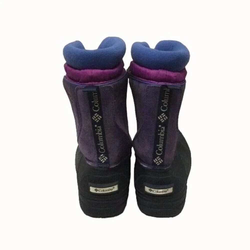 Columbia Bugabarn Jr Purple Blue Winter‎ Snow Boots BY1192-673 Kids Size 6
